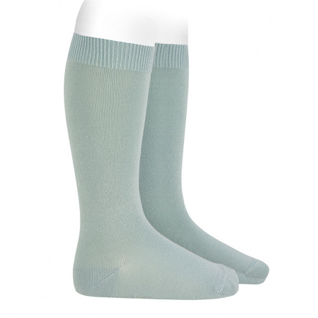 Calcetines altos de algodón lisos · Cóndor
