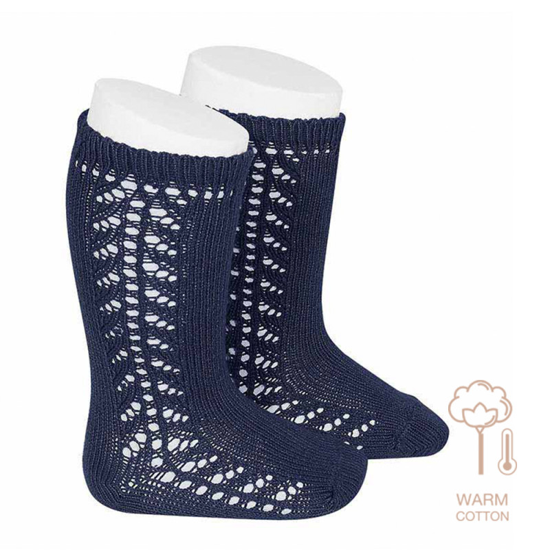 Calcetines altos con calado lateral · Cóndor