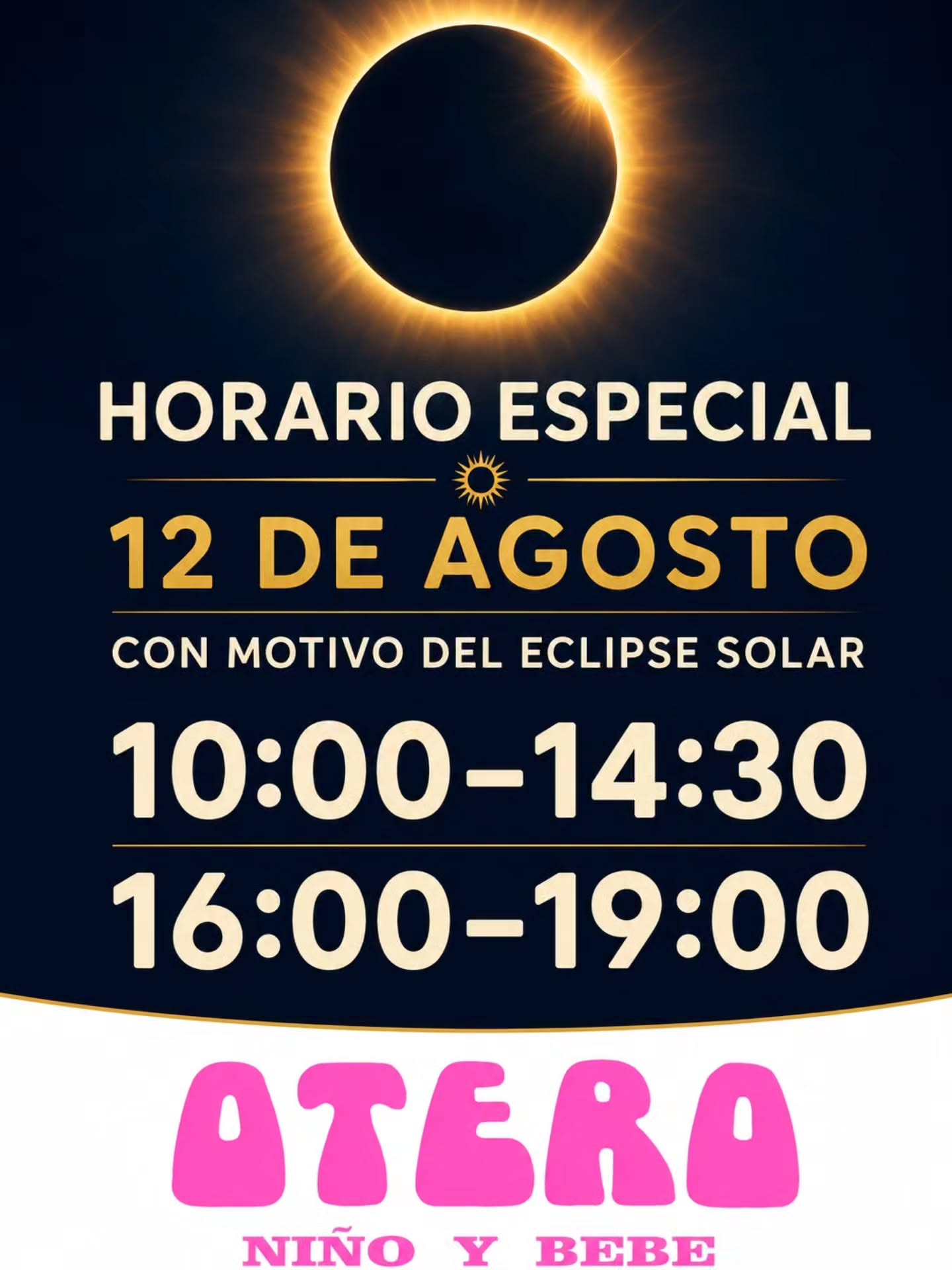 Publicación de @oteroninoybebe del 10/08/2026